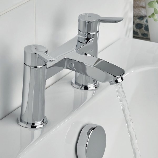 Bistan Apelo Contemporary Bath Filler   Chrome - Image 3