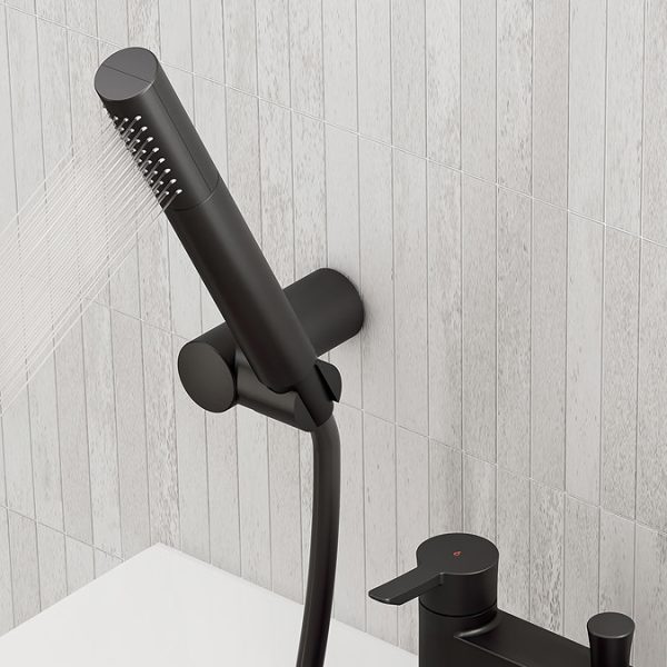 Bristan Apelo Bath Shower Mixer with Kit   Black - Image 2