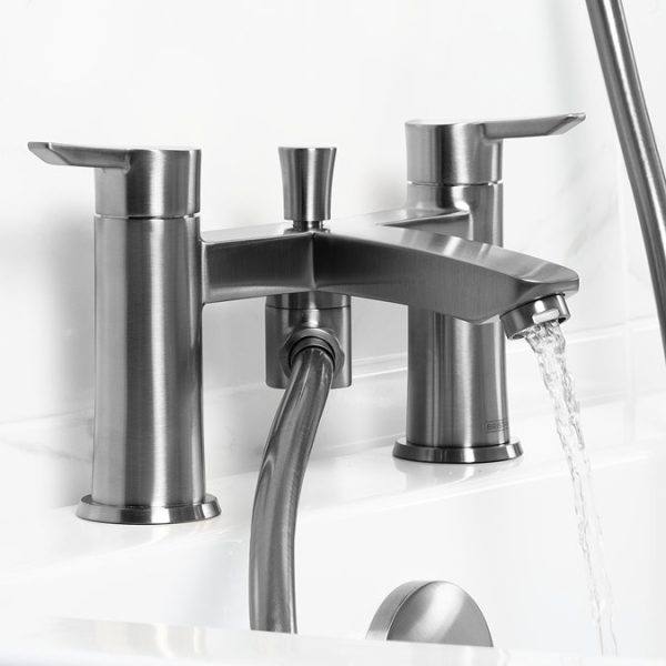 Bristan Apelo Bath Shower Mixer with Kit   Gun Metal Grey - Image 4