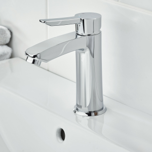 Bristan Apelo Eco Start Basin Mixer with Clicker Waste    Chrome