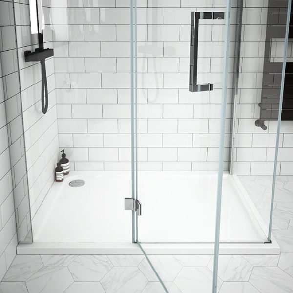 Apollo Frameless LH Hinged Door Rectangular Enclosure - Image 2