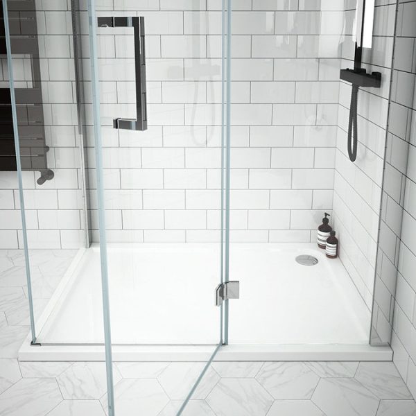 Apollo Frameless RH Hinged Door Rectangular Enclosure - Image 2