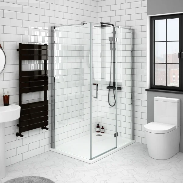 Apollo Frameless RH Hinged Door Rectangular Enclosure
