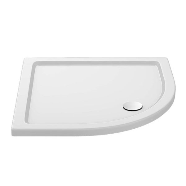 Apollo 800x800mm Frameless Double Door Quadrant Enclosure (inc. Tray + Waste) - Image 3