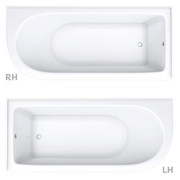 Appleby 1700 Roll Top Shower Bath + Brushed Brass Leg Set - Image 4