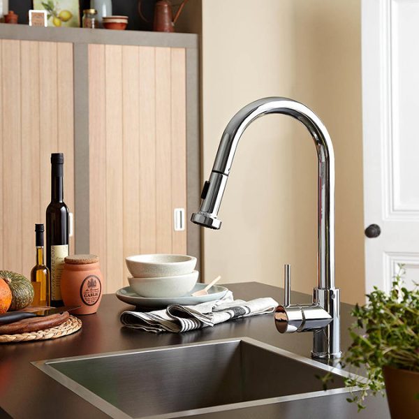 Bristan   Apricot Monobloc Kitchen Sink Mixer with Pull Out Spray - Image 3
