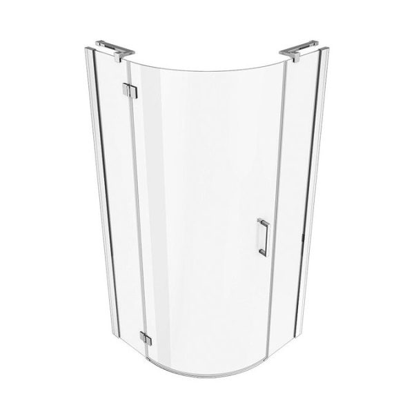 Apollo 900x900mm Frameless Single Door Quadrant Enclosure - Image 7