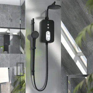 AQUAS Reva Flex Smart 9.5KW Matt Black Electric Shower