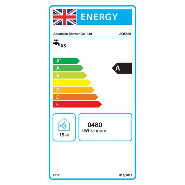 AQUAS Reva Flex Smart 9.5KW White Electric Shower - Image 2