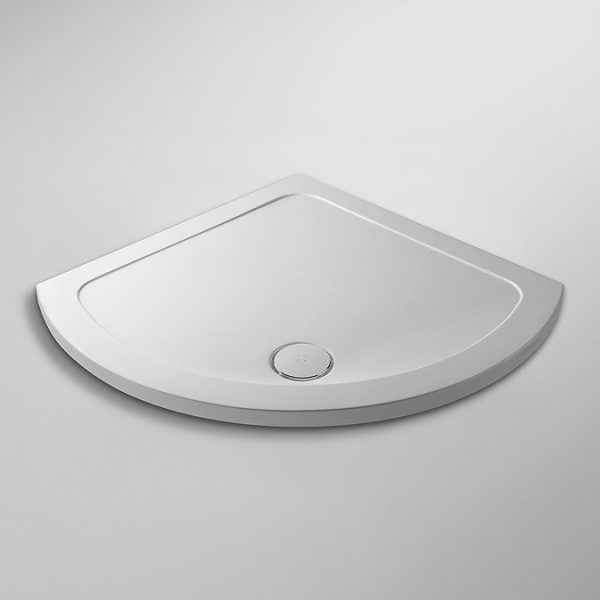 860 x 860mm Pacific Single Entry Quadrant Enclosure inc. Shower Tray - Image 2
