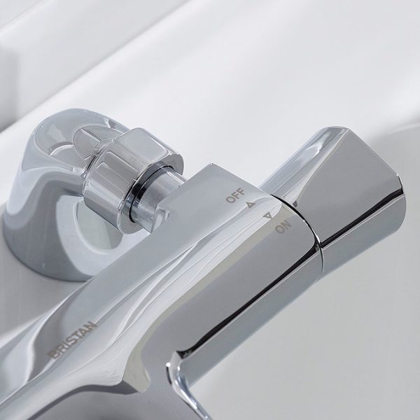 Bristan   Artisan Thermostatic Pillar Bath Filler   Chrome - Image 2