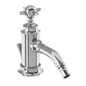 Arcade Bidet Mixer & Pop up Waste with Tap Handle   Chrome