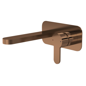 Venice Giro Brushed Bronze Wall Mounted Basin Mixer