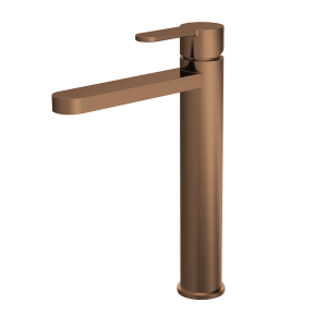 Venice Giro Brushed Bronze High Rise Mono Basin Mixer