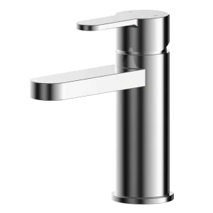 Nuie Arvan Mini Mono Basin Mixer with Push Button Waste