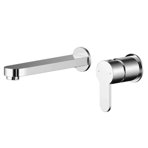 Nuie Arvan 2TH Wall Mounted Basin Mixer