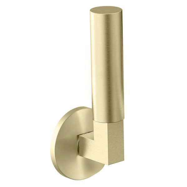 Arezzo Art Deco Single Lever Side Action Mono Basin Mixer   Brushed Brass - Image 3