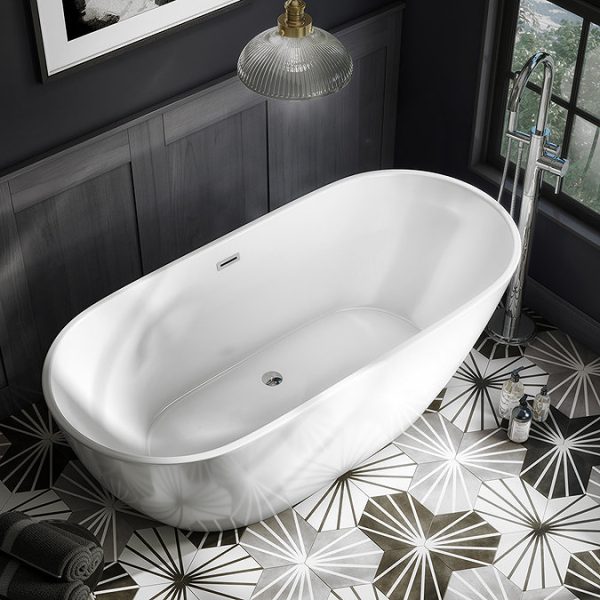 Cruze Freestanding Bath Tap with Shower Mixer - Image 3