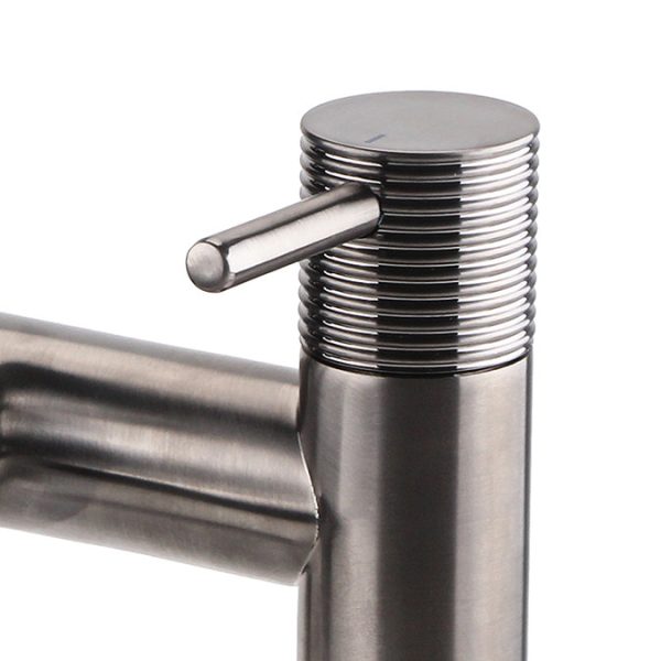 Arezzo Groove Bath Filler Tap Gunmetal Grey - Image 2