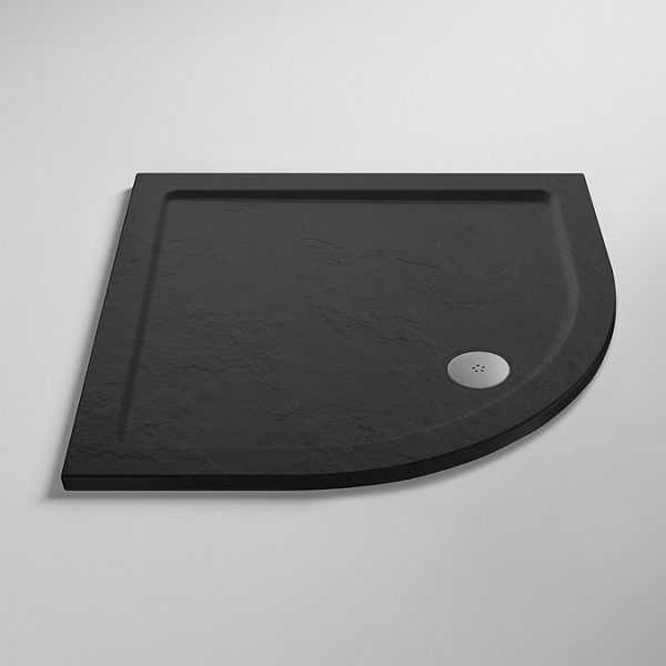 Aurora Slate Effect Stone Quadrant Shower Tray - Image 2