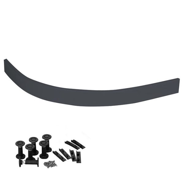 Aurora Slate Effect Stone Quadrant Shower Tray + Riser Kit - Image 2