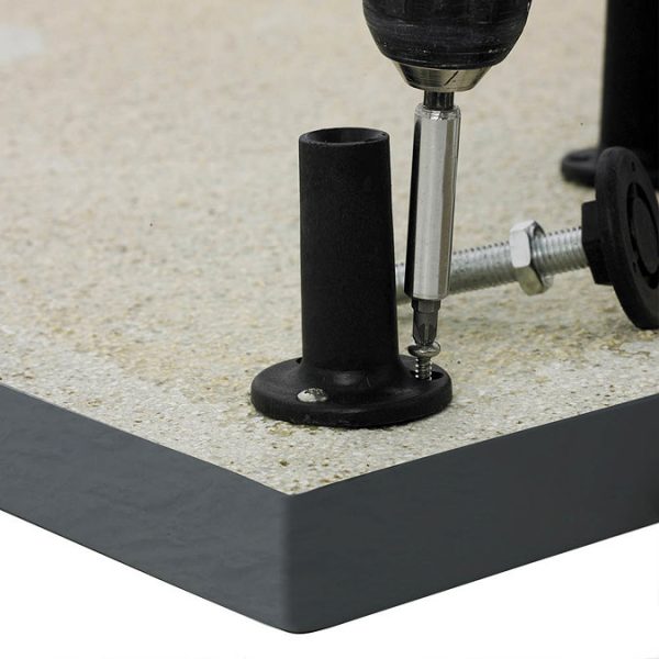 Aurora Slate Effect Stone Quadrant Shower Tray + Riser Kit - Image 6