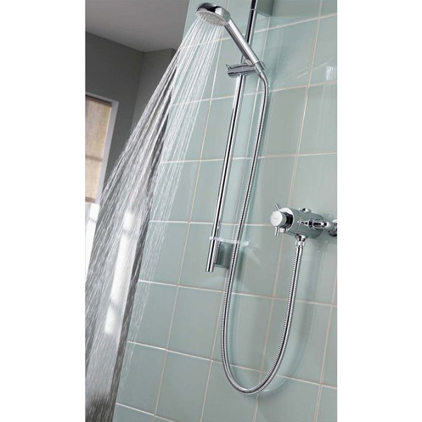 Aqualisa   Aspire DL Exposed Thermostatic Shower Valve with Slide Rail Kit - Image 2