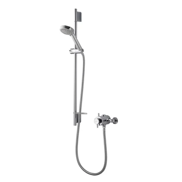Aqualisa   Aspire DL Exposed Thermostatic Shower Valve with Slide Rail Kit