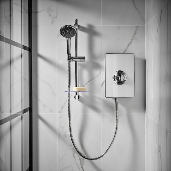 Triton   Aspirante 8.5 kw Electric Shower   White Gloss - Image 7