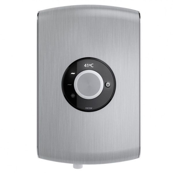 Triton Amore 9.5kW Electric Shower   Brushed Steel - Image 3