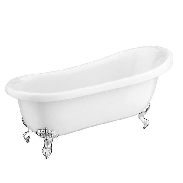Astoria 1710 Roll Top Slipper Bath + Chrome Leg Set - Image 3