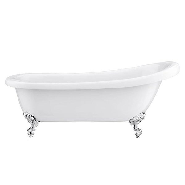 Astoria 1710 Roll Top Slipper Bath + Chrome Leg Set - Image 4