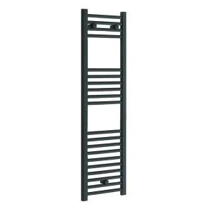 Diamond Heated Towel Rail   W300 x H1200mm   Anthracite   Straight