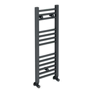 Diamond Heated Towel Rail   W300 x H800mm   Anthracite   Straight