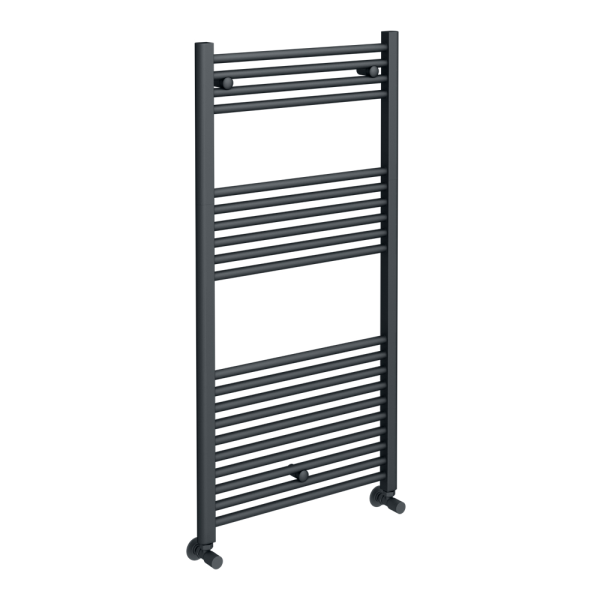 Diamond Heated Towel Rail   W600 x H1200mm   Anthracite   Straight