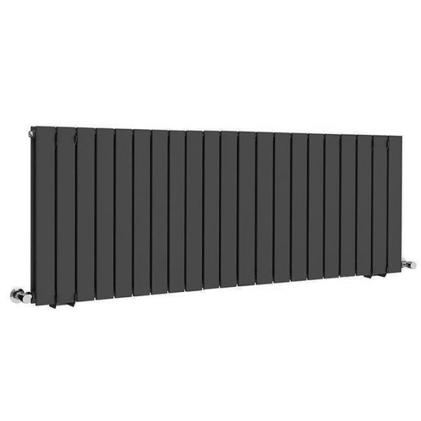 Urban Horizontal Radiator   Matt Black   Double Panel (600mm High) 1596mm Wide - Image 4
