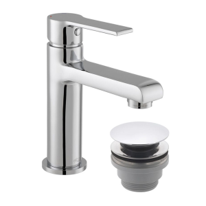 Vado Irlo Mini Mono Basin Mixer + Universal Basin Waste