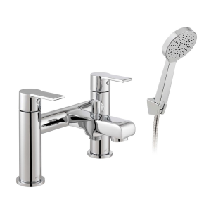 Vado Irlo Deck Mounted Bath Shower Mixer with Single Function Handset