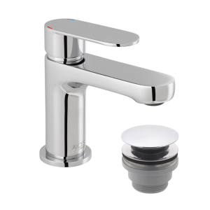 Vado Meitz Mini Mono Basin Mixer + Universal Basin Waste