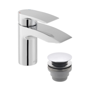 Vado Rowe Mini Mono Basin Mixer + Universal Basin Waste