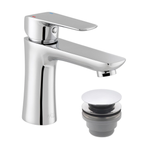 Vado Vala Mono Basin Mixer + Universal Basin Waste