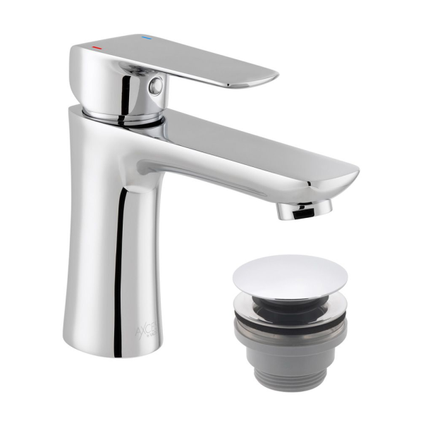 Vado Vala Mono Basin Mixer + Universal Basin Waste