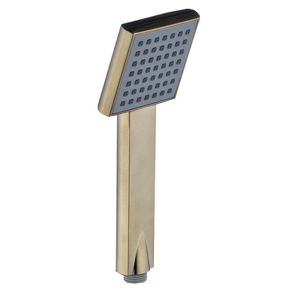 Arezzo Square Thermostatic Shower   Brushed Brass - Image 2