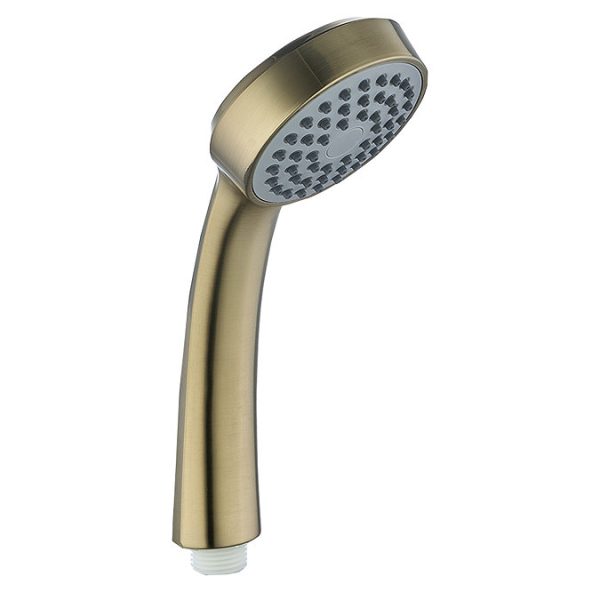 Arezzo Round Thermostatic Shower   Brushed Brass - Image 2