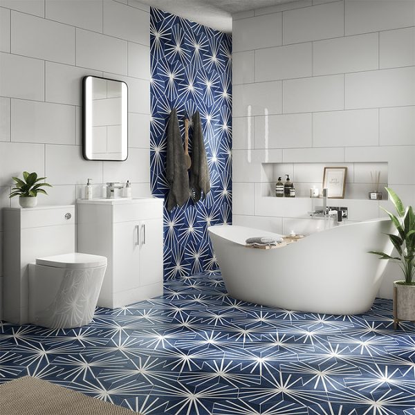Arezzo 1700 x 750 Matt White Solid Stone Modern Slipper Bath - Image 2