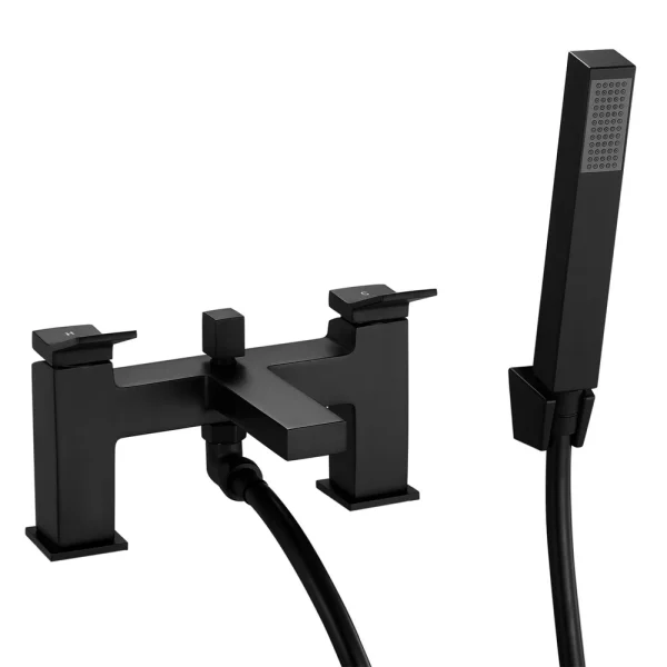 Arezzo Leva Bath Shower Mixer incl. Shower Kit Matt Black