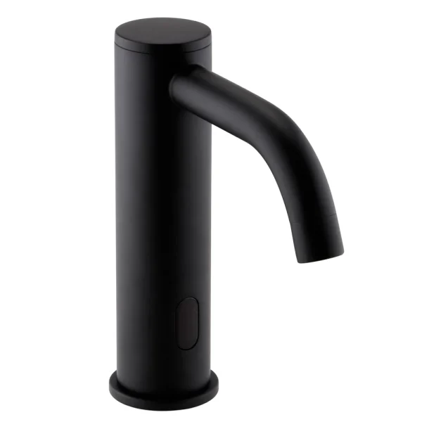 Arezzo Round Matt Black Infrared Sensor Basin Mixer Tap