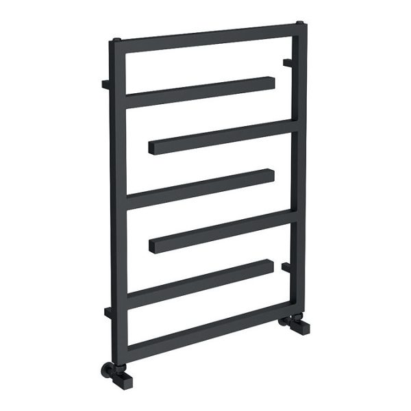 Arezzo Anthracite 800 x 600mm Designer Towel Rail - Image 3