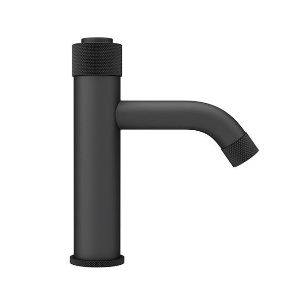 Arezzo Matt Black Industrial Style 1 Touch Basin Tap - Image 6