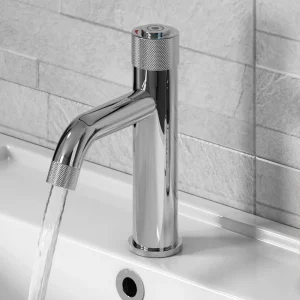 Arezzo Chrome Industrial Style 1 Touch Basin Tap
